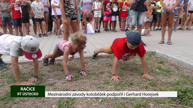 RAČICE: Mezinárodní závody koloběžek podpořil i Gerhard Horejsek