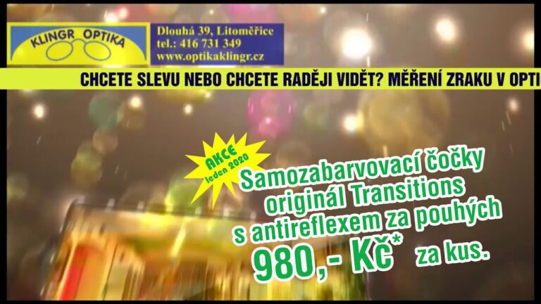 REKLAMA: Optika Klingr Litoměřice – akce leden 2020