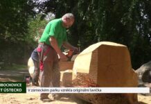 Libochovice: V zámeckém parku vznikla originální lavička