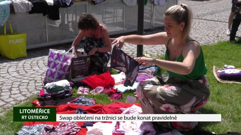 Litoměřice: Swap oblečení na tržnici se bude konat pravidelně