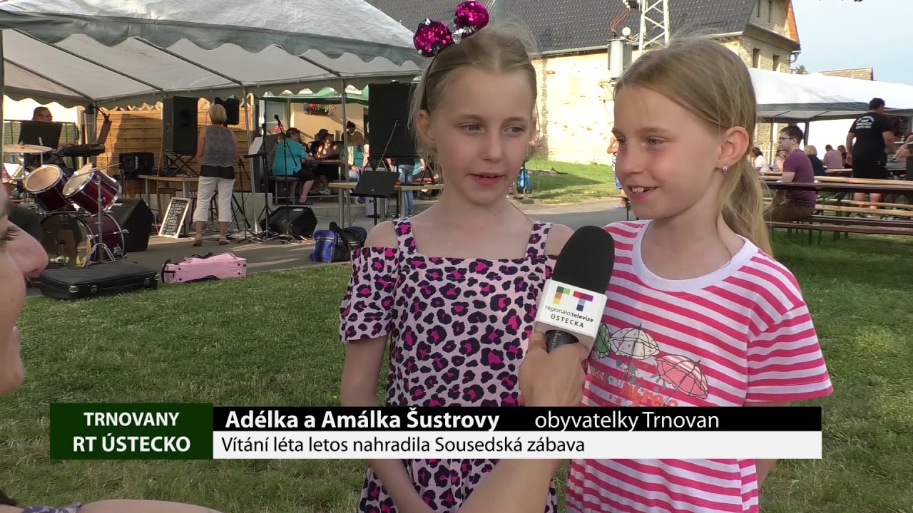 Trnovany: Vítání léta letos nahradila Sousedská zábava