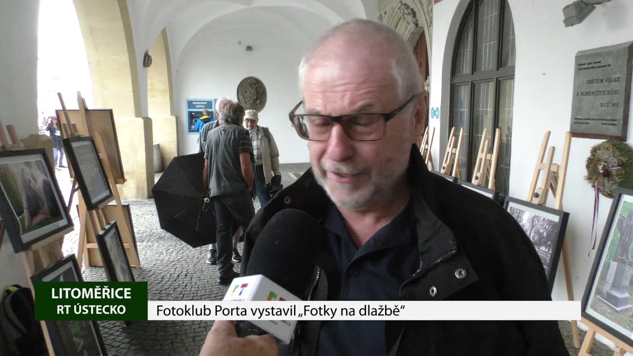LITOMĚŘICE: Fotoklub Porta vystavil „Fotky na dlažbě“