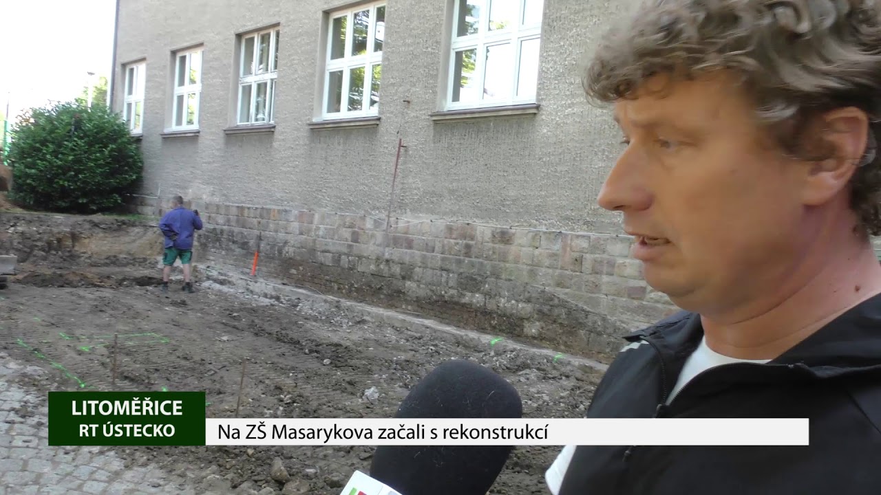 Litoměřice: Na ZŠ Masarykova začali s rekonstrukcí