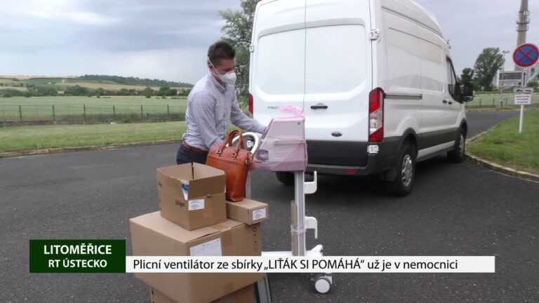 Plicní ventilátor ze sbírky „LIŤÁK SI POMÁHÁ“ už je v nemocnici