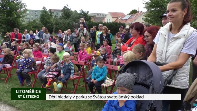 LITOMĚŘICE: Děti hledaly v parku se Sváťou svatojánský poklad