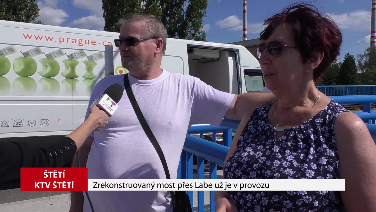 ŠTĚTÍ: Zrekonstruovaný most přes Labe už je v provozu