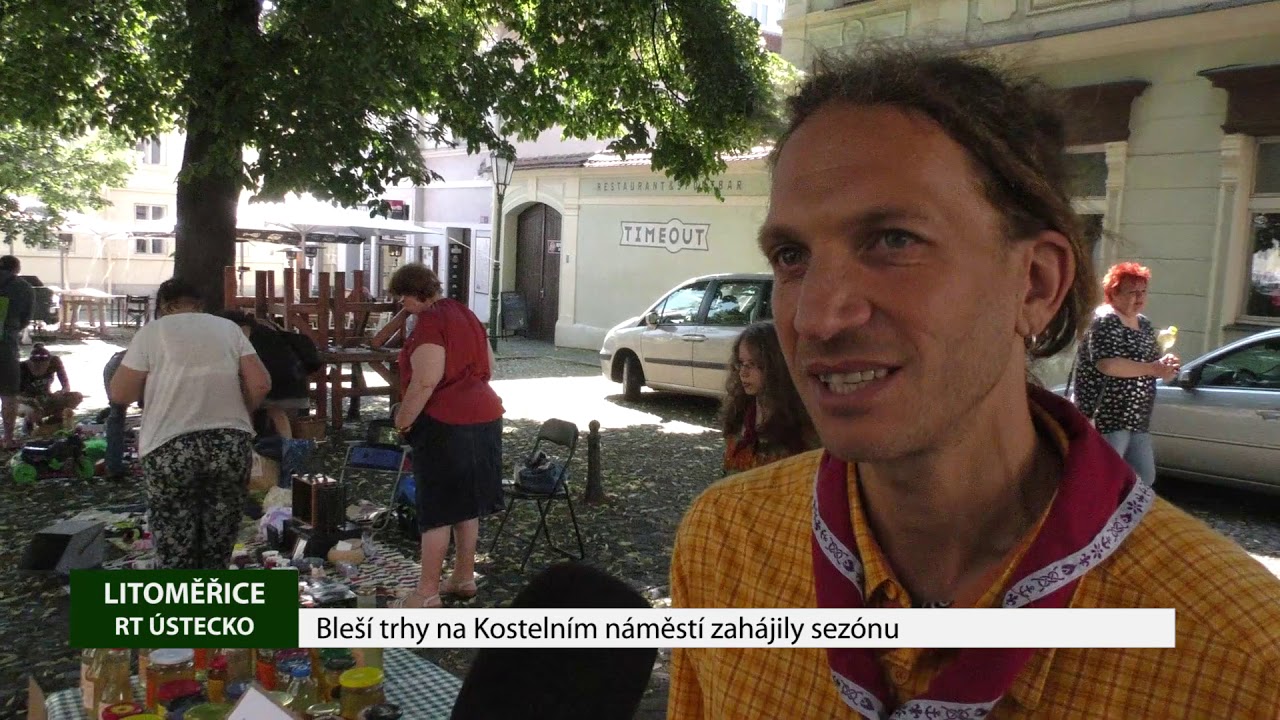 LITOMĚŘICE: Bleší trhy na Kostelním náměstí zahájily sezónu
