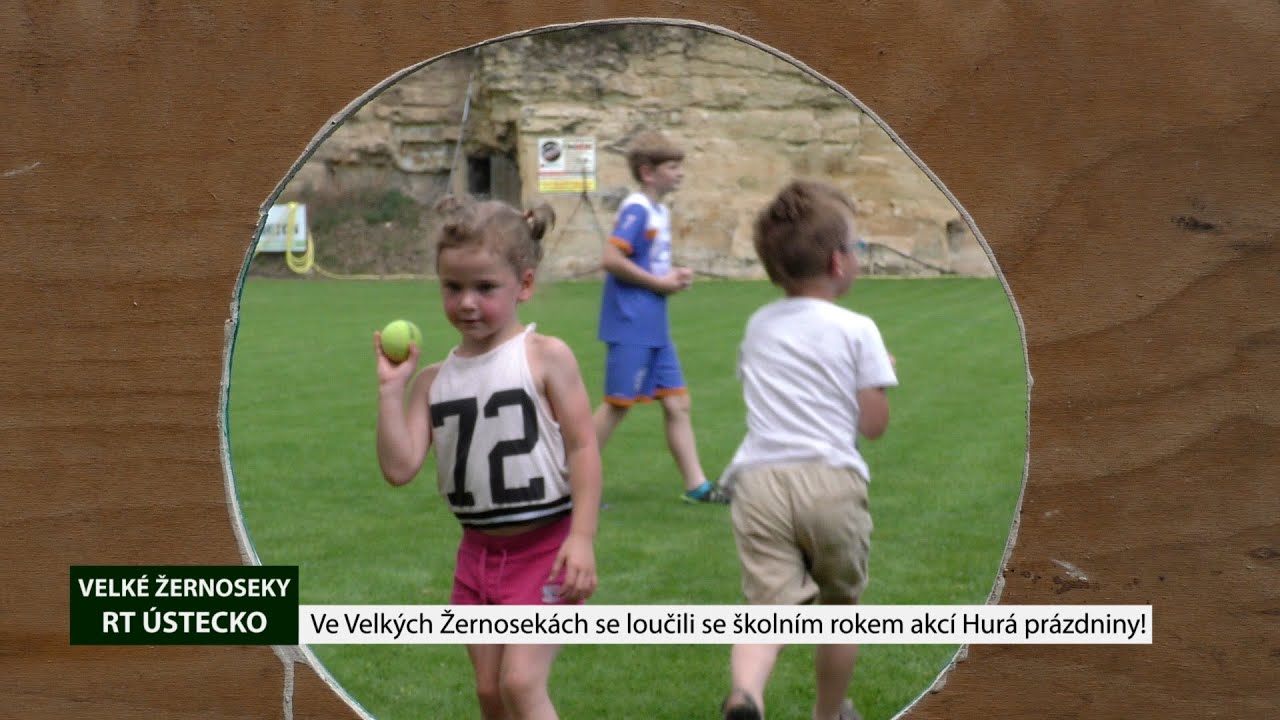 VELKÉ ŽERNOSEKY: V obci se loučili se školním rokem akcí Hurá prázdniny!
