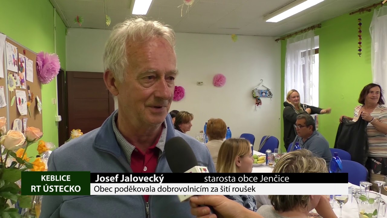 KEBLICE: Obec poděkovala dobrovolnicím za šití roušek