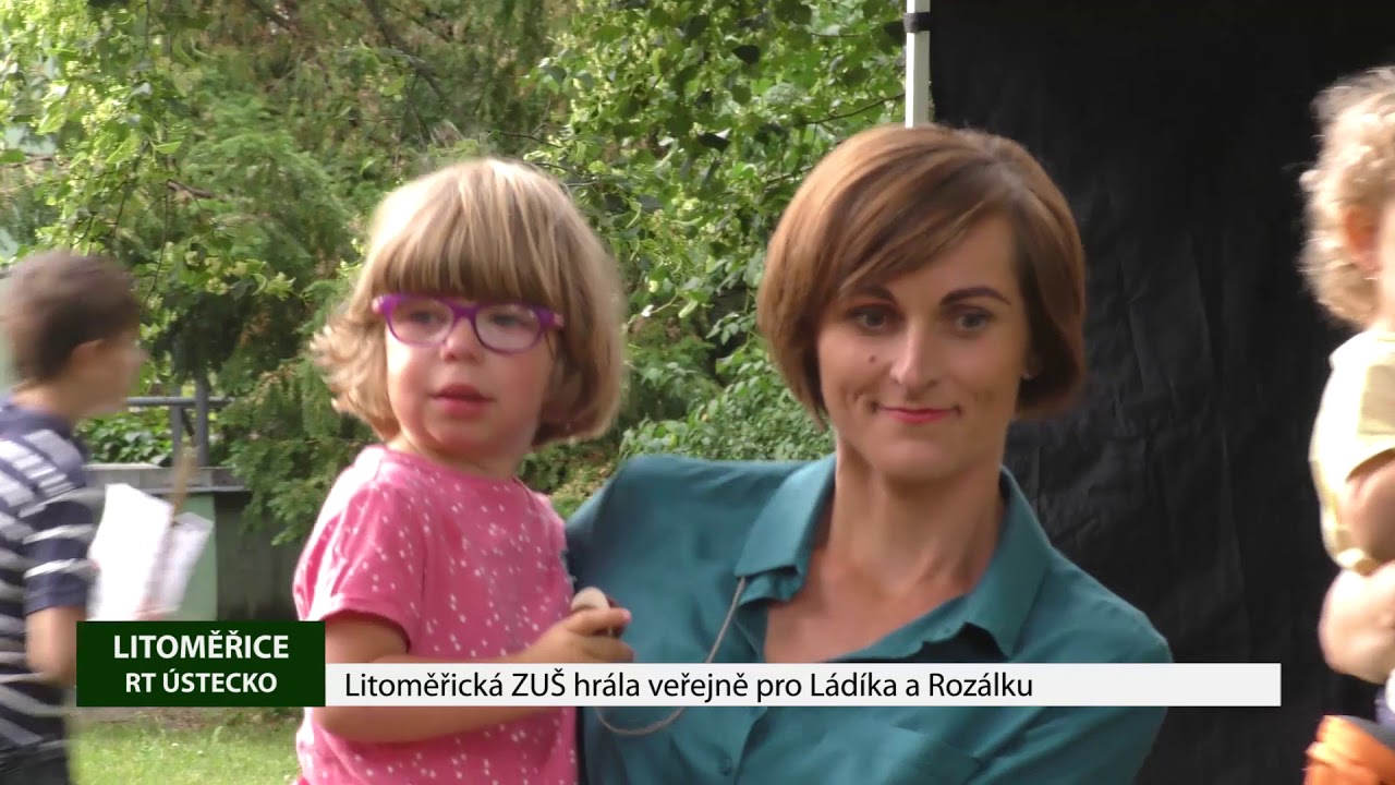 LITOMĚŘICE: Litoměřická ZUŠ hrála veřejně pro Ládíka a Rozálku