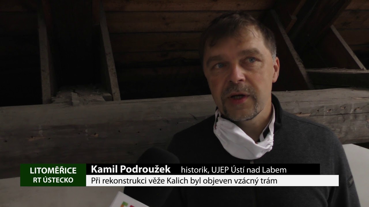LITOMĚŘICE: Při rekonstrukci věže Kalich byl objeven vzácný trám