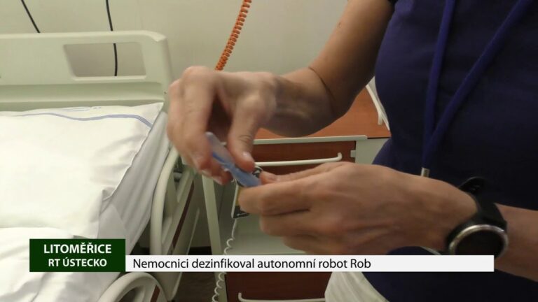 LITOMĚŘICE: Nemocnici dezinfikoval autonomní robot Rob