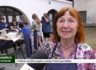 LITOMĚŘICE: V Dílně ručního papíru začaly Tvůrčí pondělky