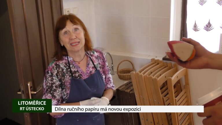 LITOMĚŘICE: Dílna ručního papíru má novou expozici