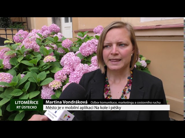 LITOMĚŘICE: Město je v mobilní aplikaci Na kole i pěšky