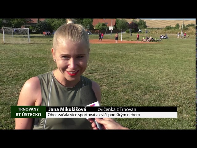 TRNOVANY: Obec více sportuje – cvičí se pod širým nebem