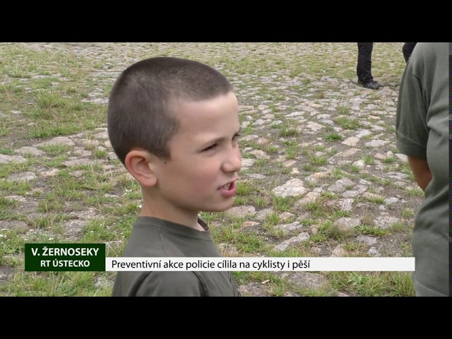 V. ŽERNOSEKY: Preventivní akce policie cílila na cyklisty i pěší