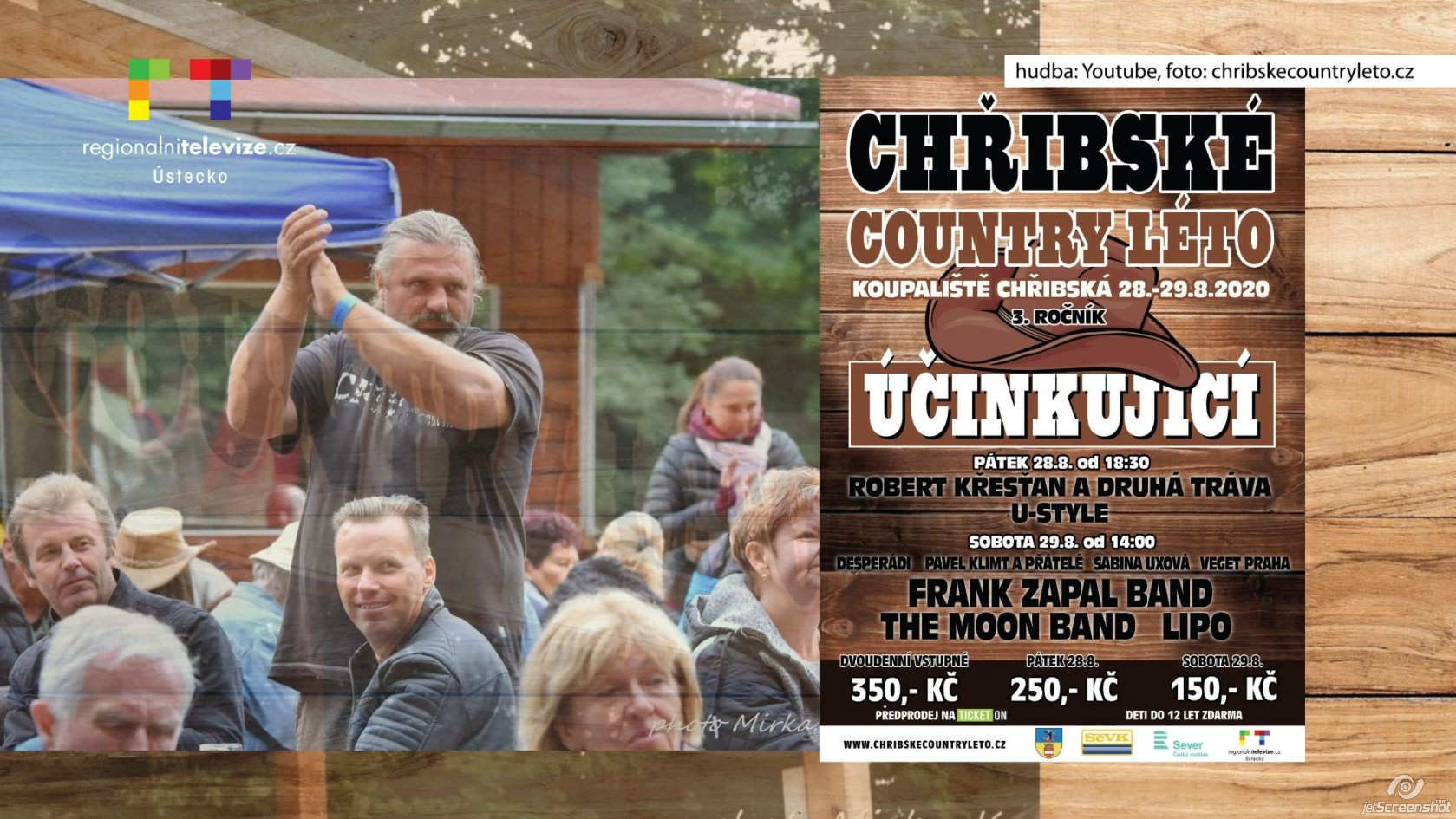 CHŘIBSKÁ : Pozvánka na Chřibské country léto 28.-29.8.2020