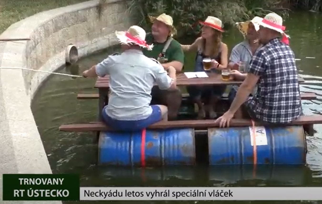 Neckyádu letos vyhrál speciální vláček
