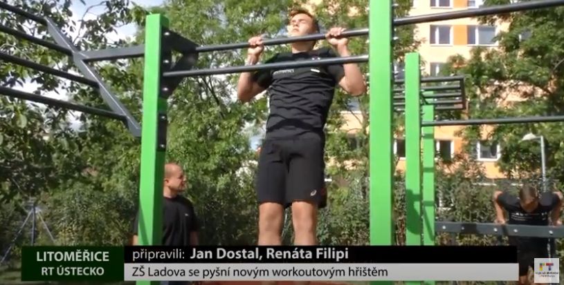 ZŠ Ladova se pyšní novým workoutovým hřištěm