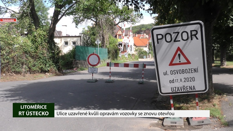 LITOMĚŘICE: Ulice uzavřené kvůli opravám vozovky se znovu otevřou