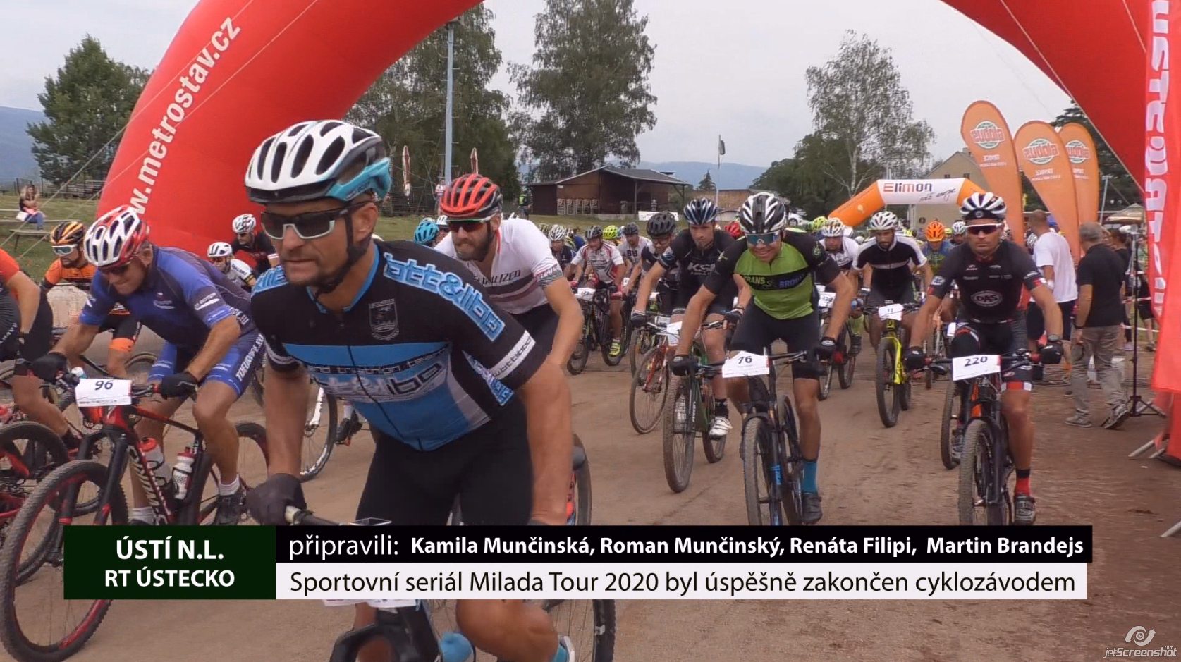 JEZERO MILADA: Sportovní seriál Milada Tour 2020 úspěšně zakončen cyklozávodem