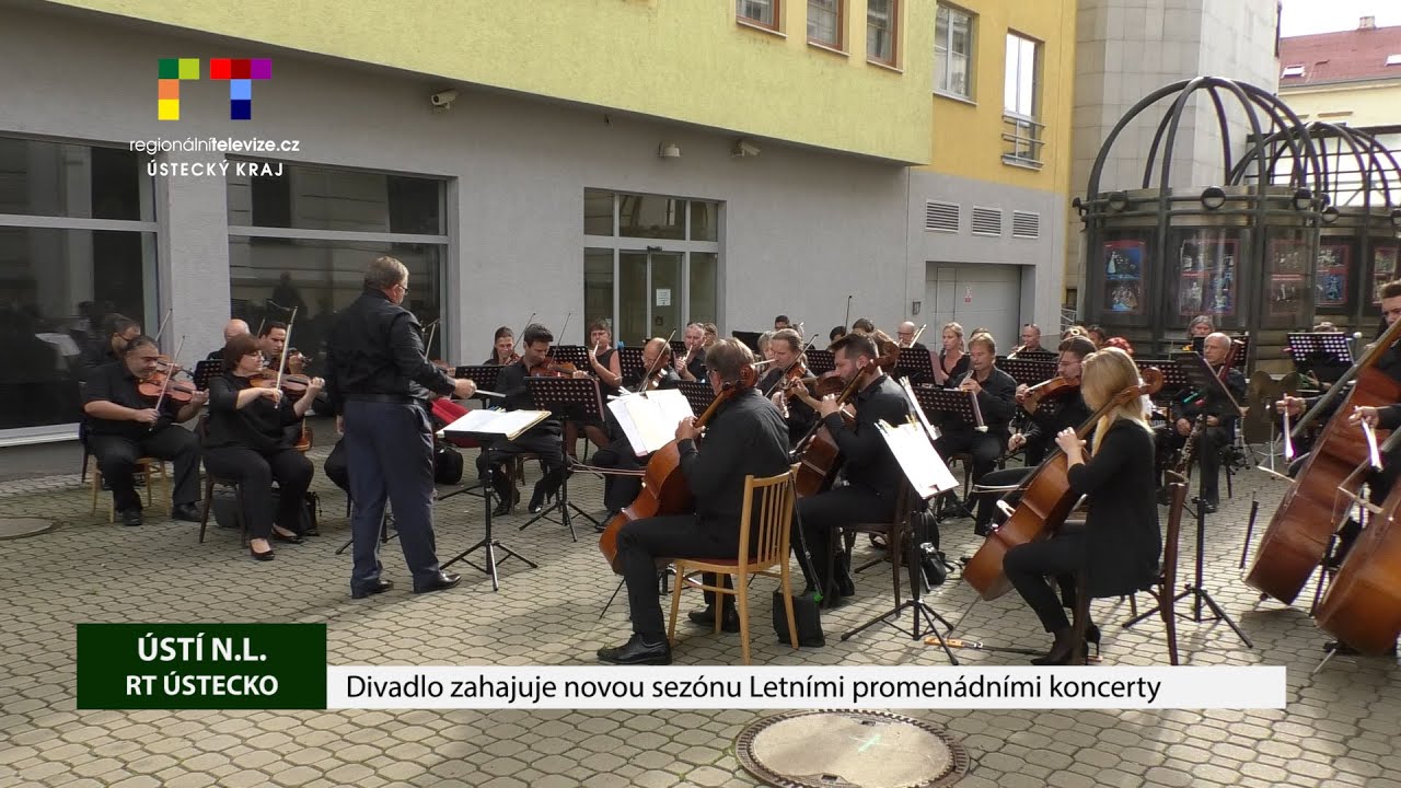 ÚSTÍ NAD LABEM: Divadlo zahajuje novou sezónu Letními promenádními koncerty