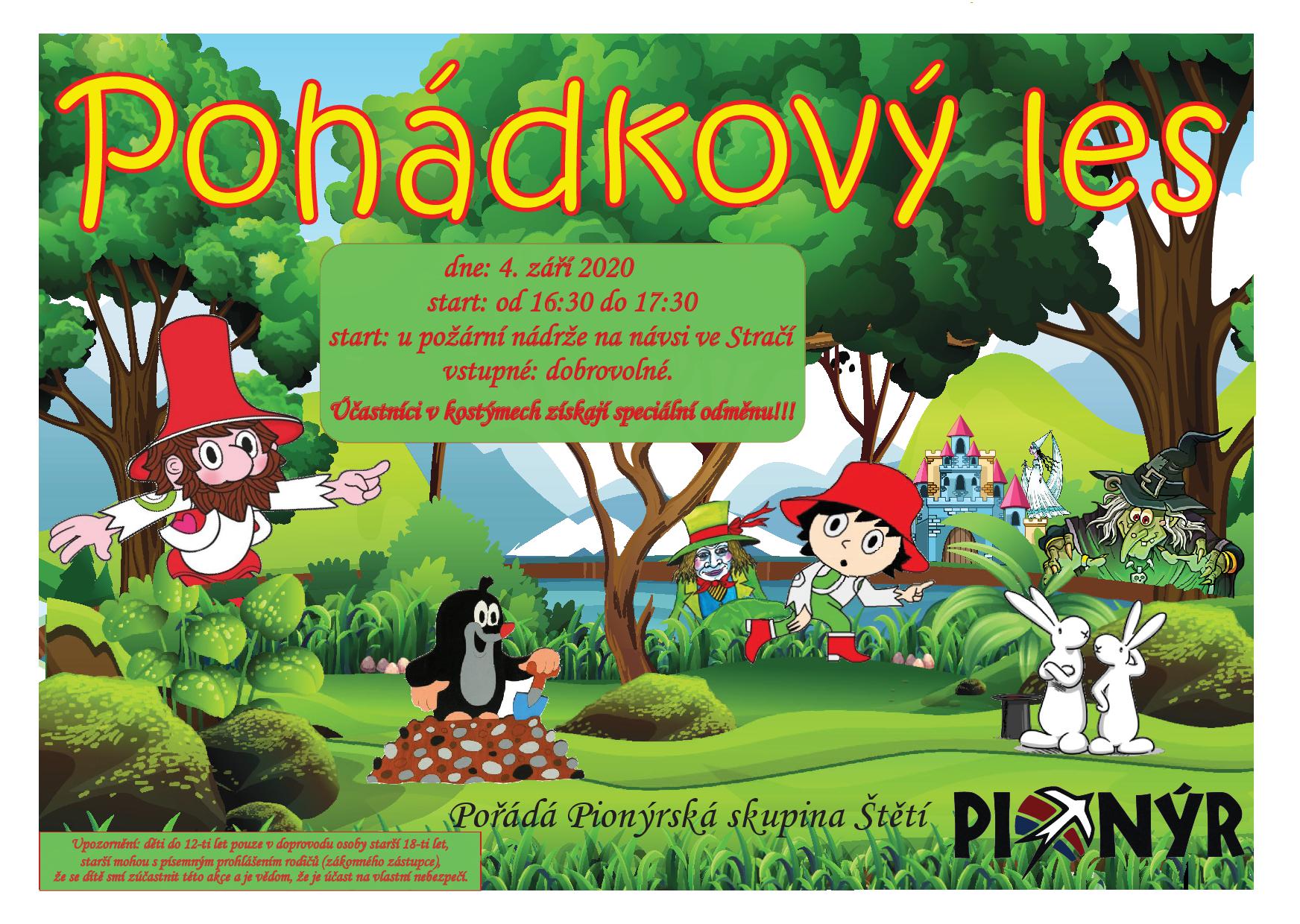 Pohádkové postavy se vyrojí ve Stračí