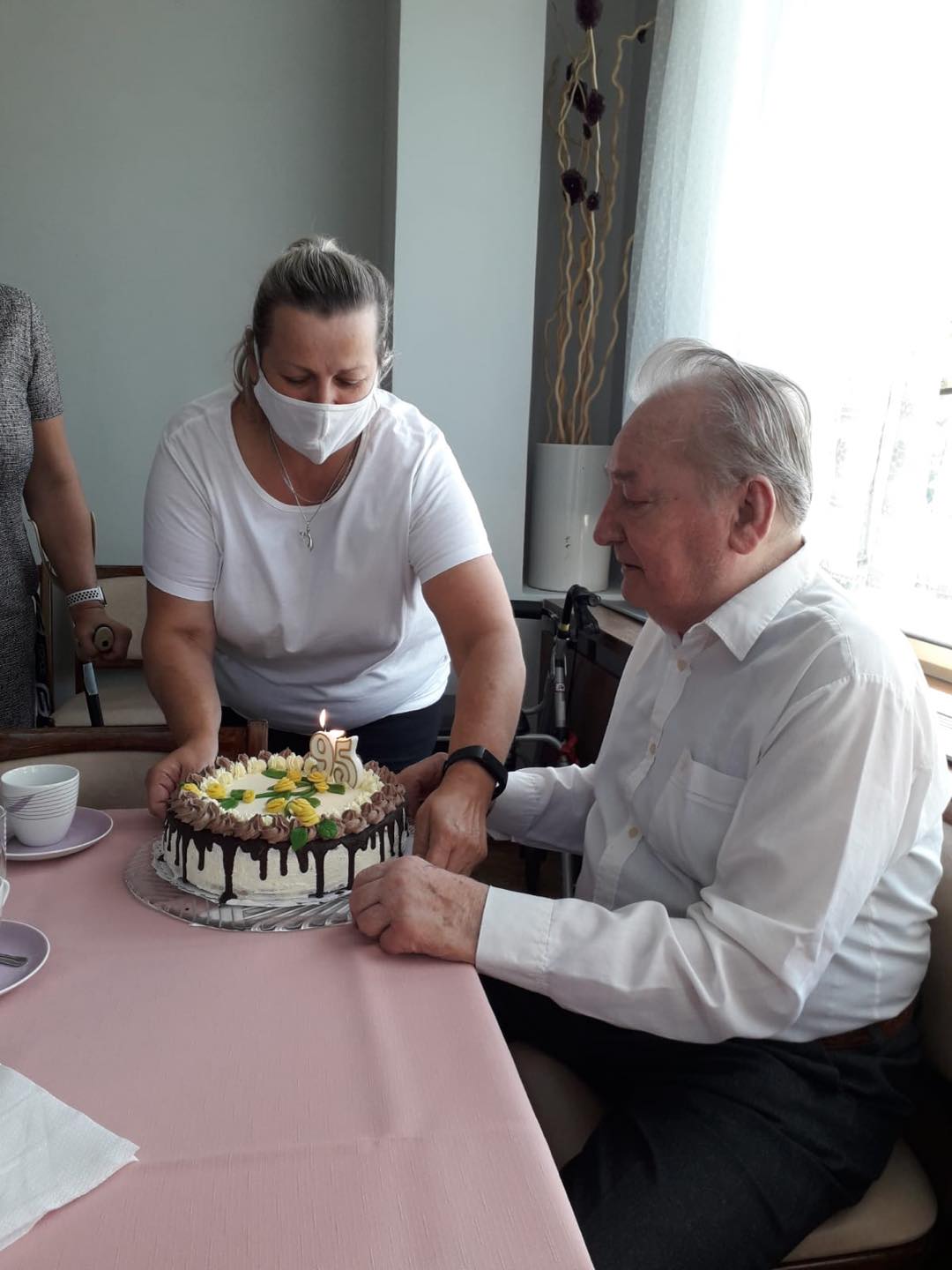 V libochovickém Domově důchodců slavili 95. narozeniny