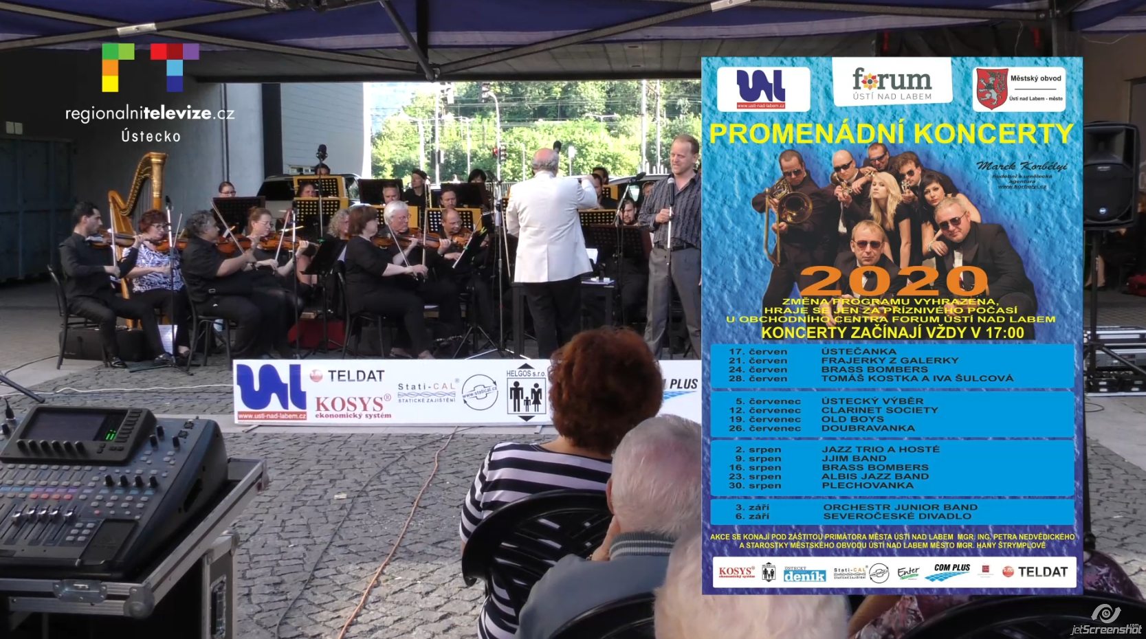 KONCERT ZRUŠEN !!! ÚSTÍ NAD LABEM: Promenádní koncerty u OC Fórum jdou do finále