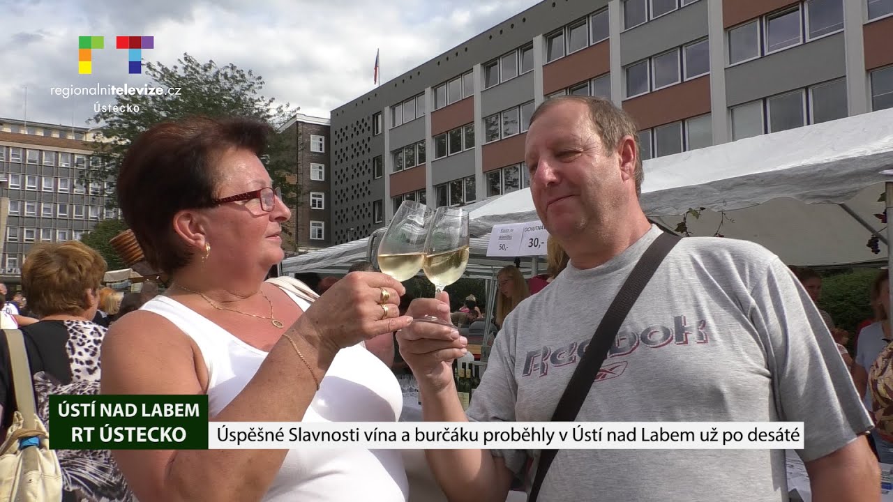 ÚSTÍ NAD LABEM: Úspěšné Slavnosti vína a burčáku proběhly v Ústí nad Labem už po desáté