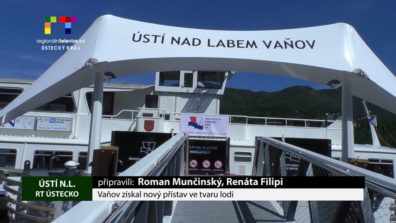 ÚSTÍ NAD LABEM: Vaňov získal nový přístav ve tvaru lodi