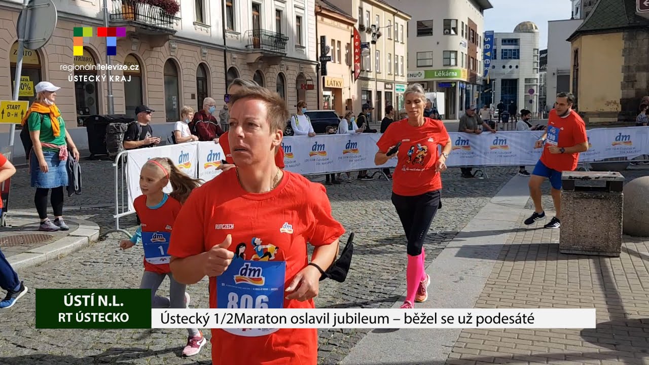ÚSTÍ NAD LABEM: Ústecký 1/2Maraton oslavil jubileum – běžel se už podesáté