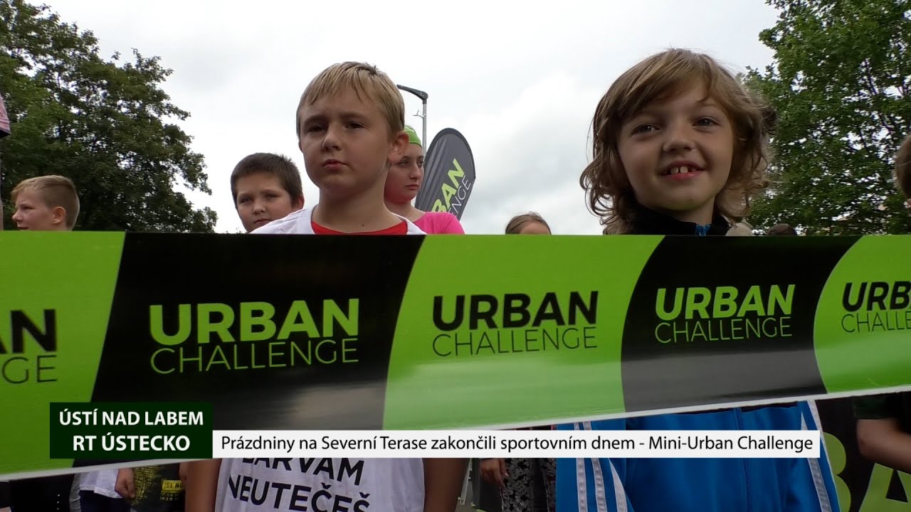 ÚSTÍ NAD LABEM: Prázdniny na Severní terase zakončili sportovním dnem – Mini – Urban – Challenge