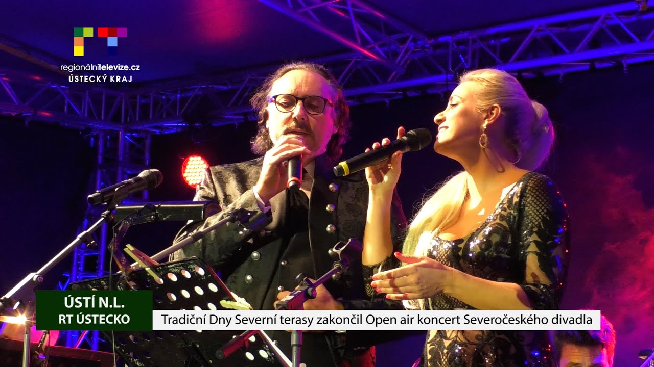 ÚSTÍ NAD LABEM: Tradiční Dny Severní terasy zakončil Open air koncert Severočeského divadla