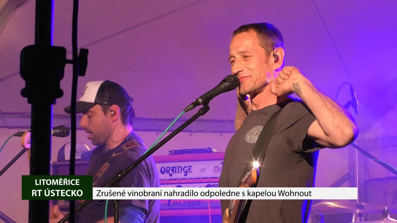 LITOMĚŘICE: Zrušené vinobraní nahradilo odpoledne s kapelou Wohnout