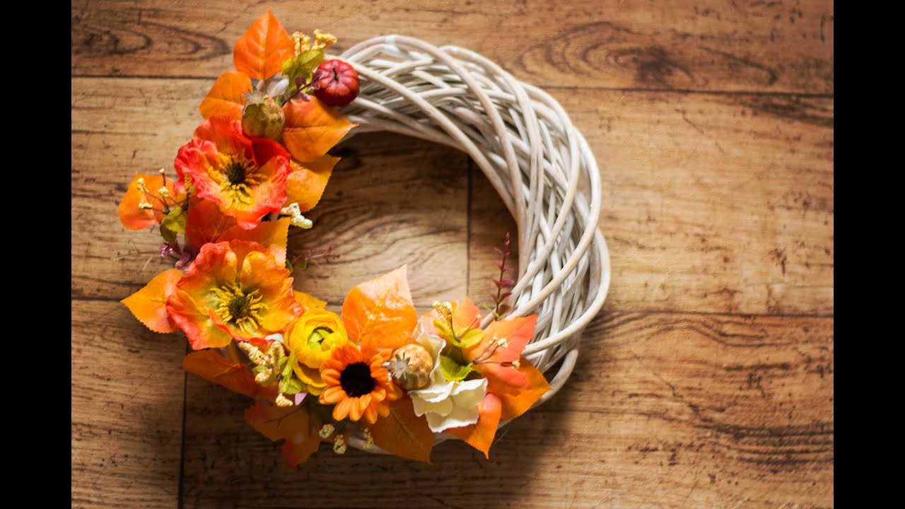 V Býčkovicích si můžete vyrobit podzimní věnec (nejen) na dveře