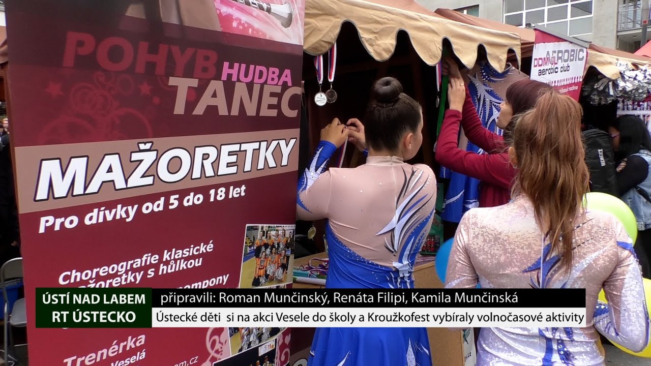 ÚSTÍ NAD LABEM: Děti si na akci Vesele do školy a Kroužkofest vybírali volnočasové aktivity