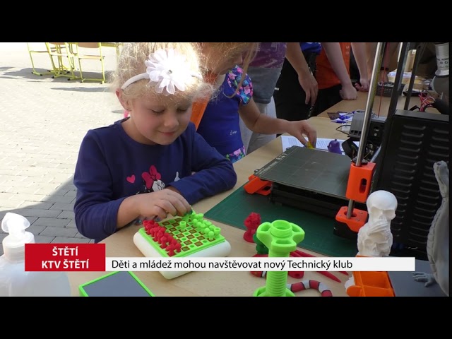 ŠTĚTÍ: Děti a mládež mohou navštěvovat nový Technický klub