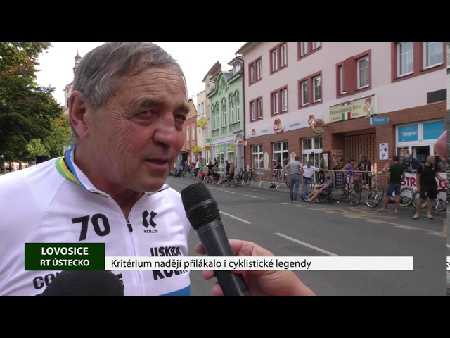 LOVOSICE: Kritérium nadějí přilákalo i cyklistické legendy LOVOSICE: Kritérium nadějí přilákalo i cyklistické legendy