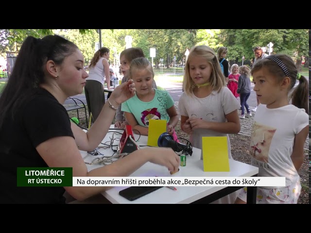 LITOMĚŘICE: Na dopravním hřišti proběhla akce „Bezpečná cesta do školy“