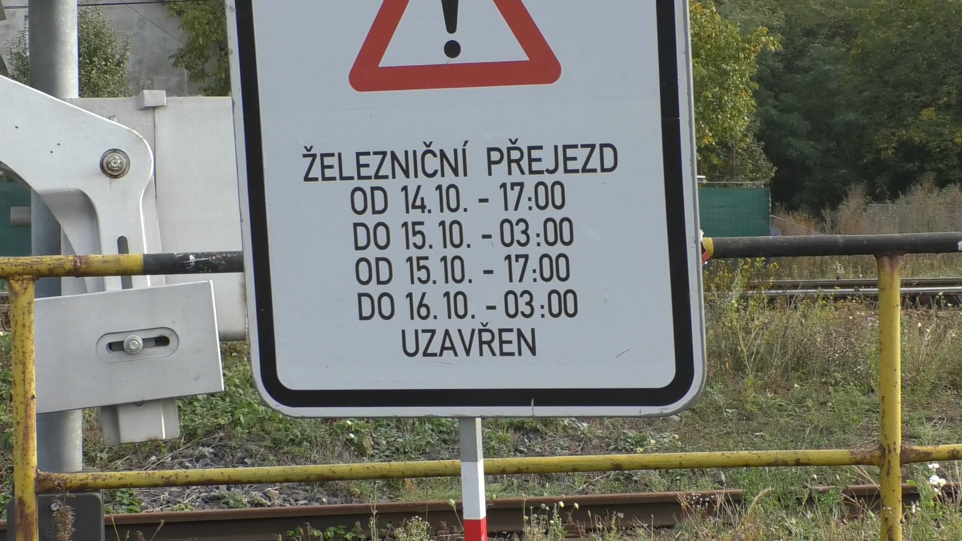 ŠTĚTÍ: Uzavírka železničního přejezdu Štětí