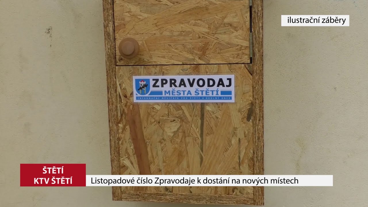 ŠTĚTÍ: Listopadové číslo Zpravodaje k dostání na nových místech