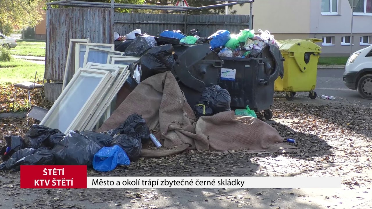 ŠTĚTÍ: Město a okolí trápí zbytečné černé skládky