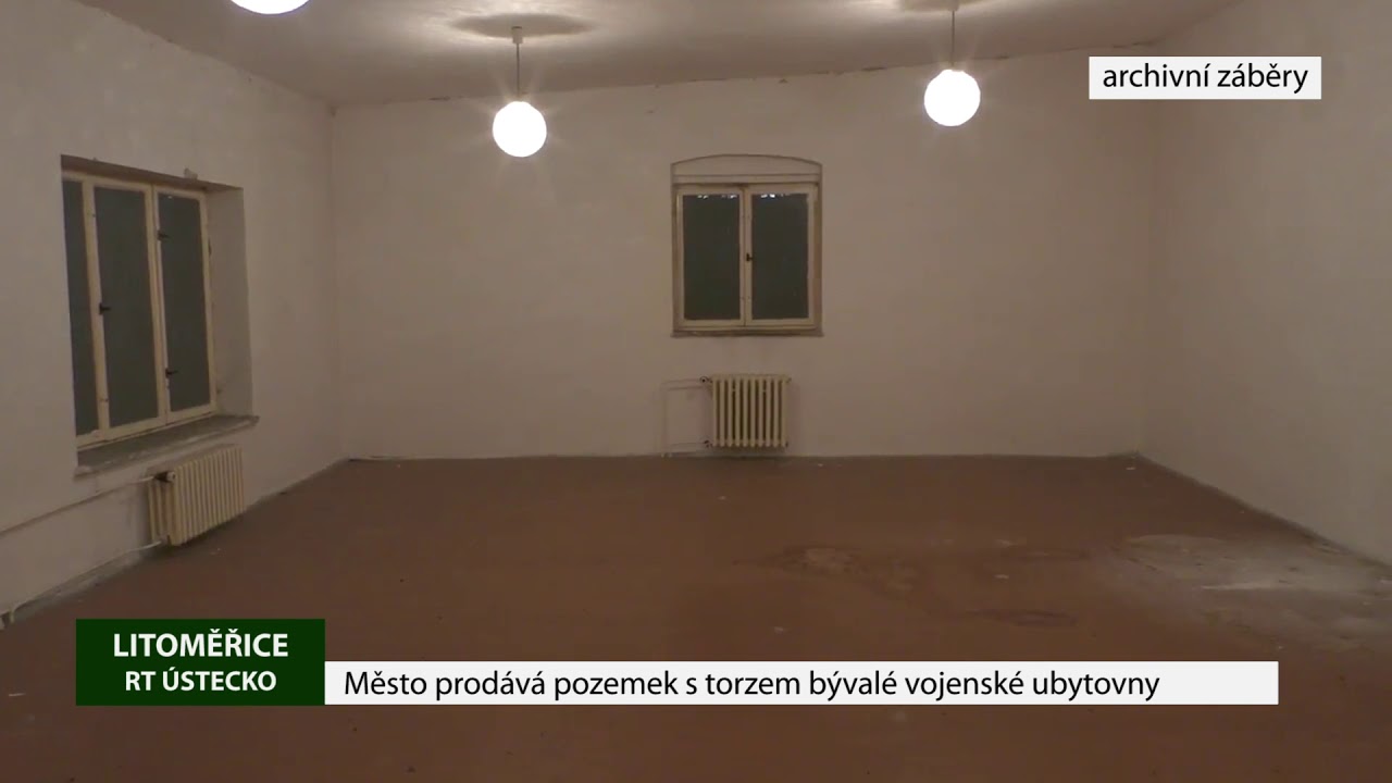 LITOMĚŘICE: Město prodává pozemek s torzem bývalé vojenské ubytovny