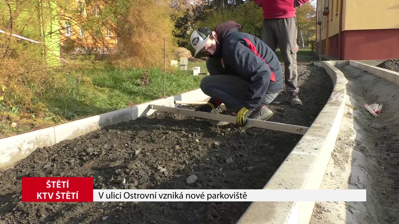 ŠTĚTÍ: V ulici Ostrovní vzniká nové parkoviště