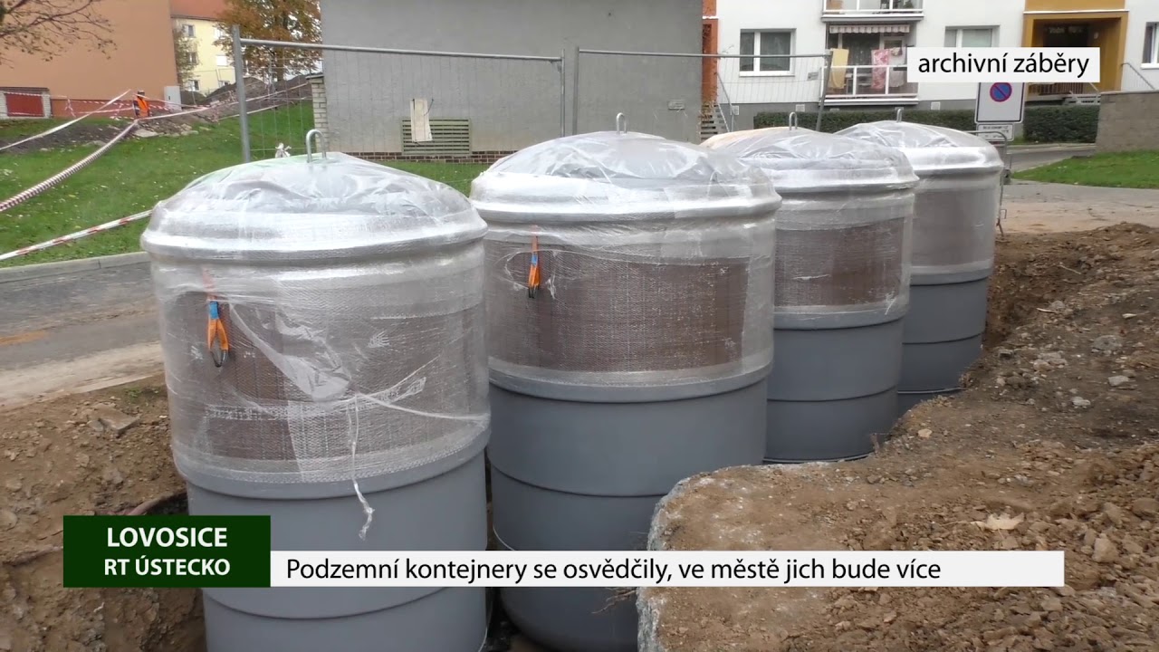 LOVOSICE: Podzemní kontejnery se osvědčily, ve městě jich bude více