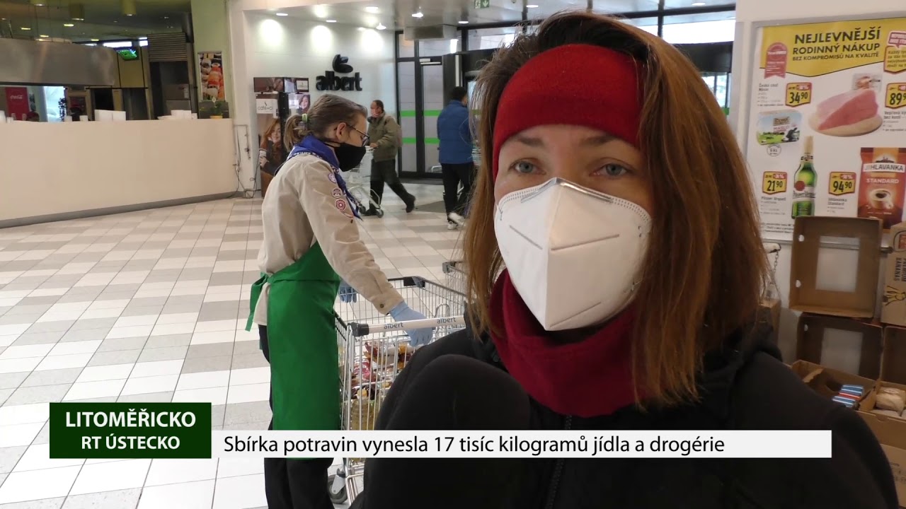 LITOMĚŘICKO: Sbírka potravin vynesla 17 tisíc kilogramů jídla a drogérie