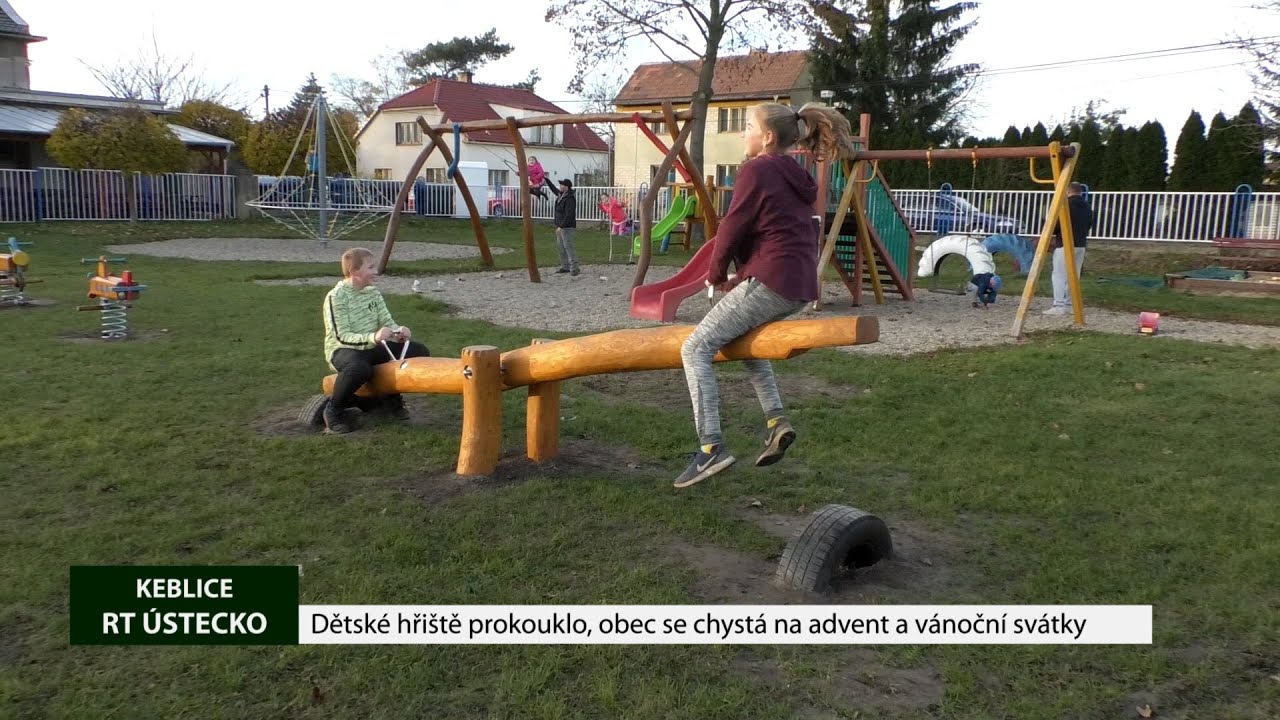 KEBLICE: Dětské hřiště prokouklo, obec se chystá na advent a vánoční svátky
