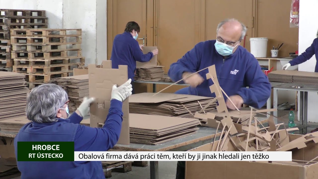 HROBCE: Obalová firma dává práci těm, kteří by ji jinak hledali jen těžko